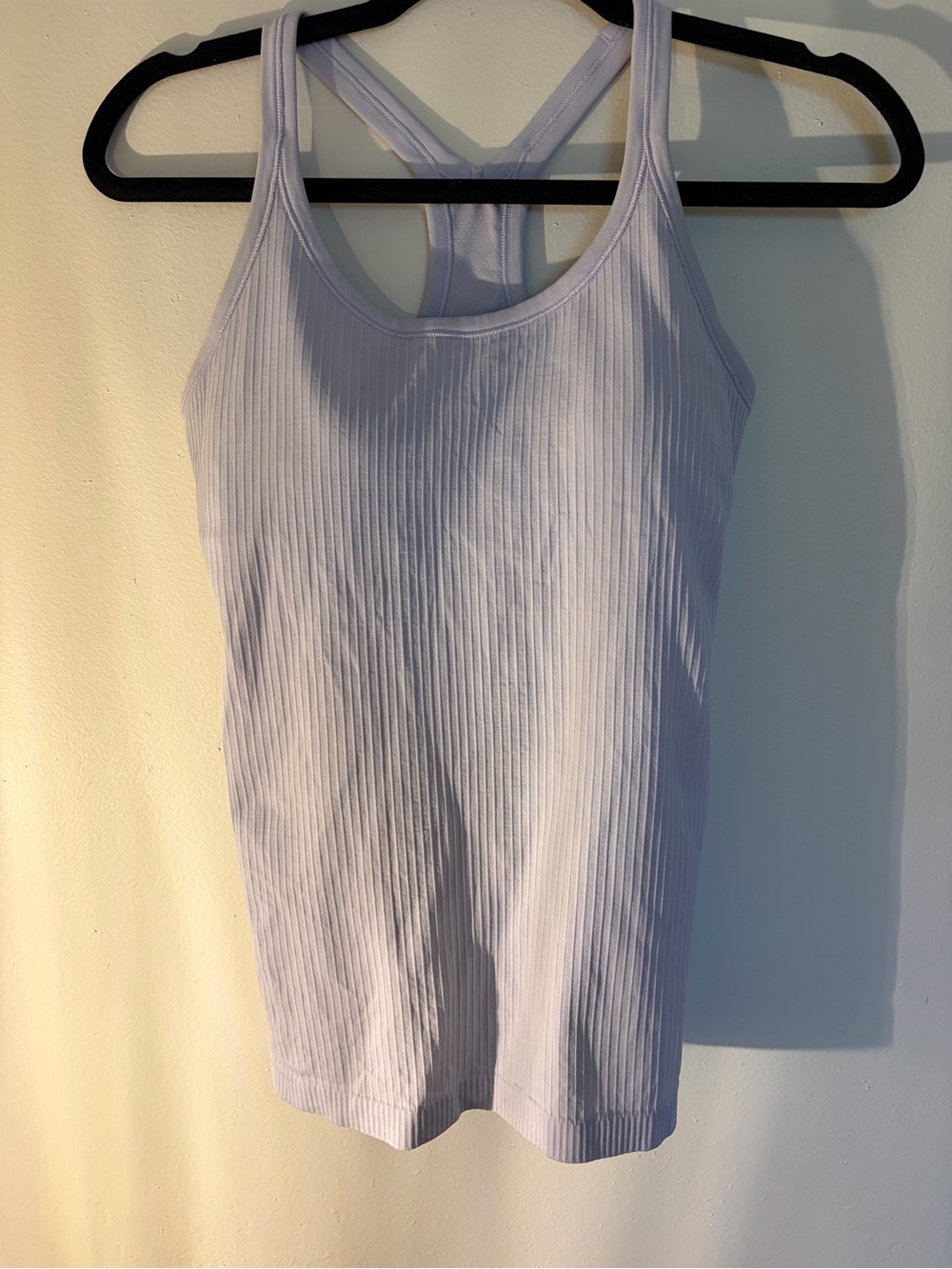NWOT LULULEMON Ribbed Lilac Racerback Tank Top - Women